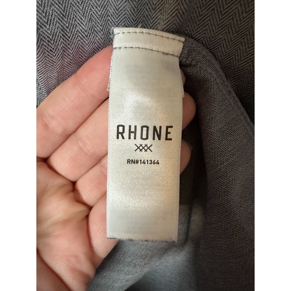 Rhone mens size small Commuter shirt gray long sleeve button down - Picture 4 of 6